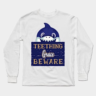 Grace - Funny Kids Shark - Personalized Gift Idea - Bambini Long Sleeve T-Shirt